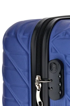 Trolley klein blau starr mit 4 Rädern Prima riga PR157/P