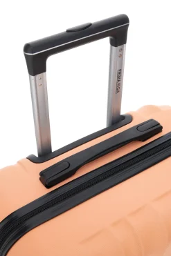 Trolley medio arancione rigido con ruote multidirezionali Prima Riga PR158/M