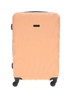Trolley medio arancione rigido con ruote multidirezionali Prima Riga PR158/M
