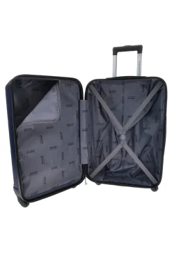 Trolley medio blu rigido 4 ruote Indigeno INDIGENO179/M