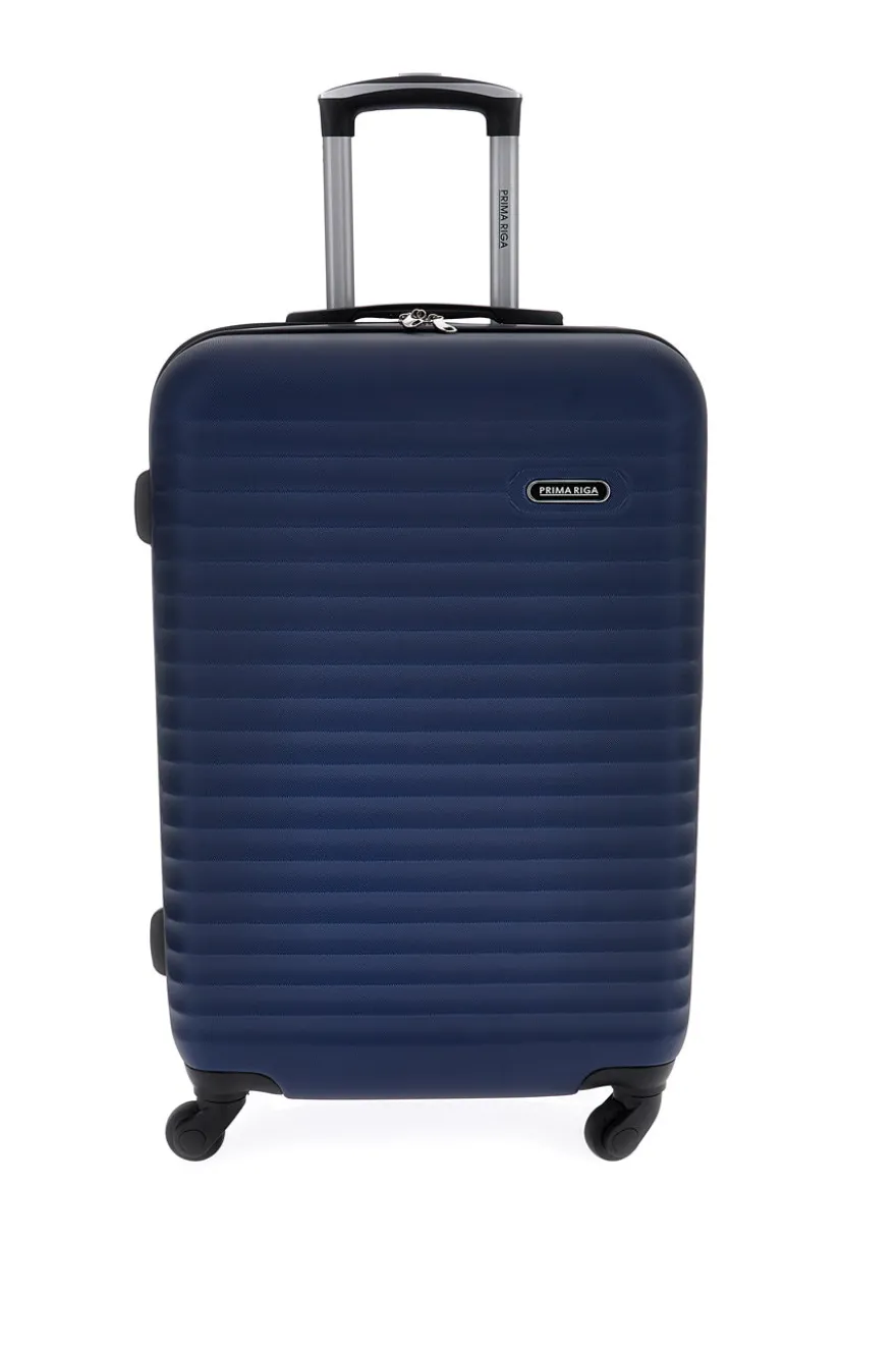 Trolley medio blu rigido Prima riga Pr194/M