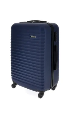 Trolley medio blu rigido Prima riga Pr194/M