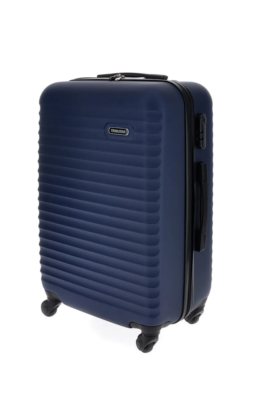 Trolley medio blu rigido Prima riga Pr194/M