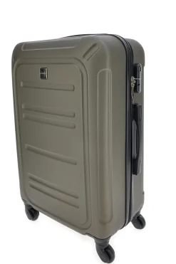 Trolley medio bronzo scuro rigido con ruote piroettanti Prima Riga PR161/M