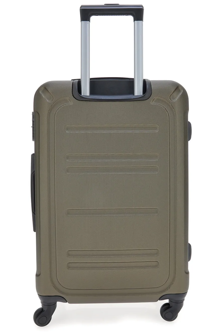 Trolley medio bronzo scuro rigido con ruote piroettanti Prima Riga PR161/M