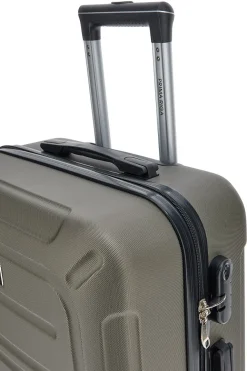 Trolley medio bronzo scuro rigido con ruote piroettanti Prima Riga PR161/M