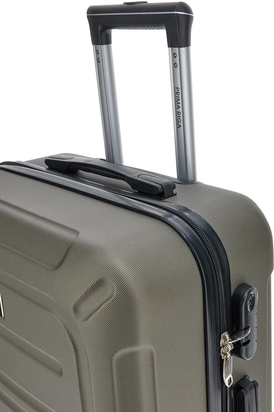 Trolley medio bronzo scuro rigido con ruote piroettanti Prima Riga PR161/M