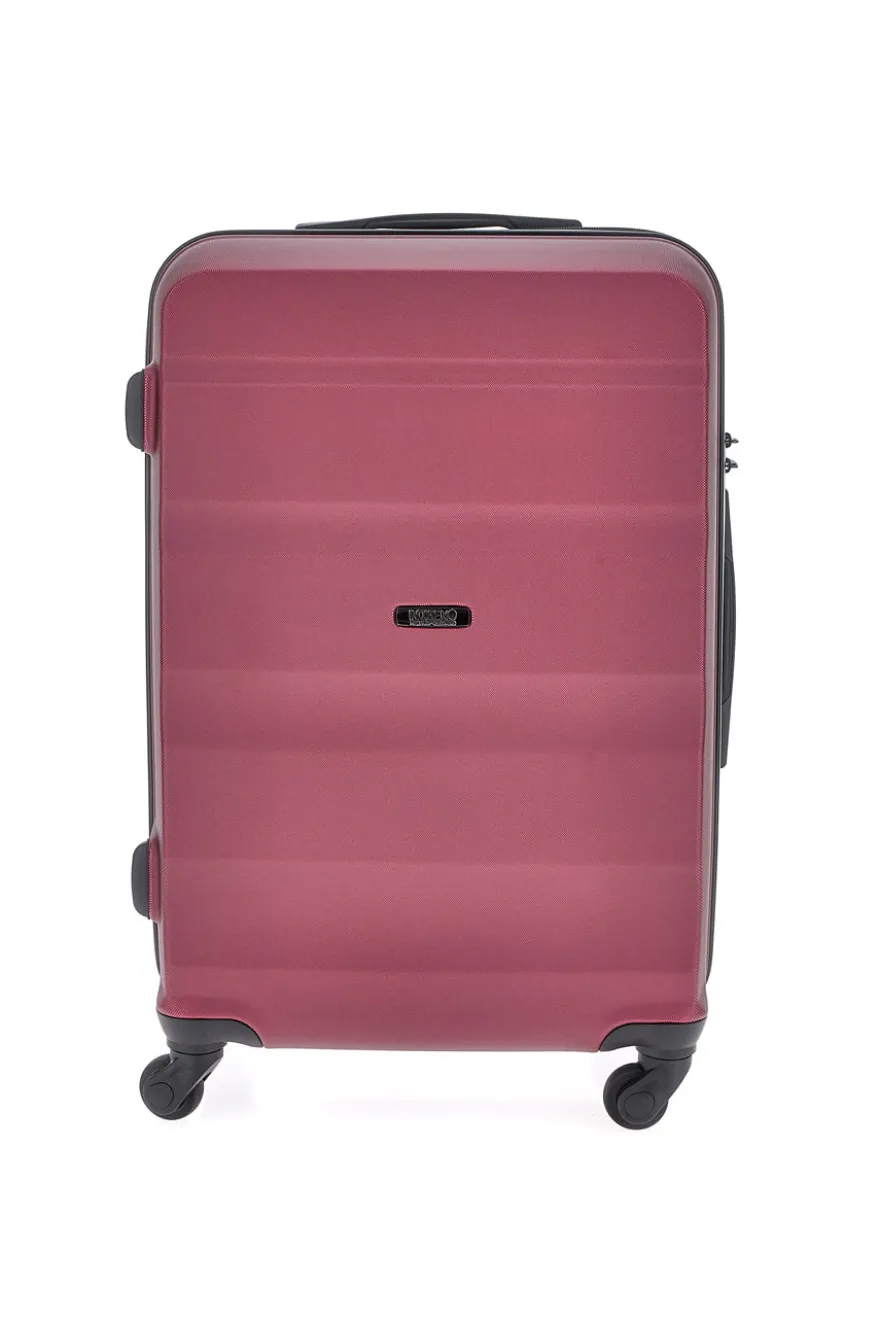 Trolley medio burgundy con 4 ruote e manico telescopico Indigeno INDIGENO180/M