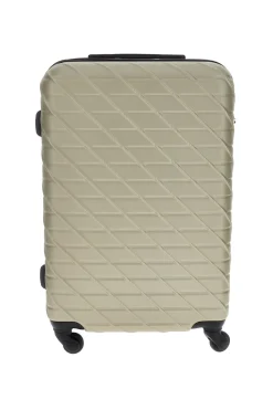 Trolley medio champagne rigido con 4 ruote Prima riga PR157/M