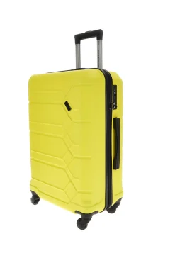 Trolley medio giallo rigido 4 ruote Indigeno INDIGENO179/M