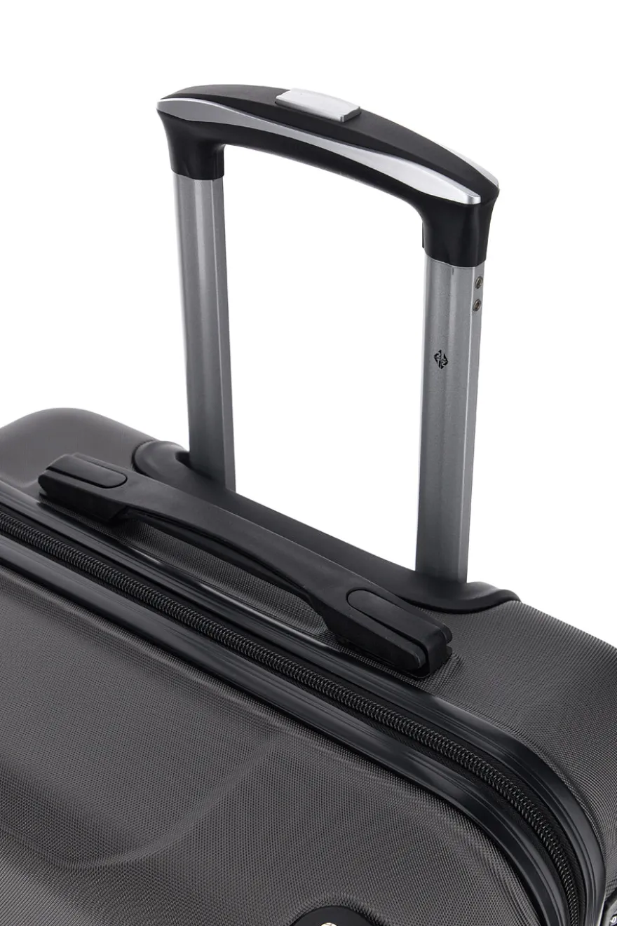 Trolley medio grigio rigido con 4 ruote 2T2L156/M