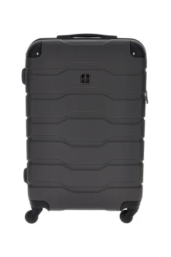 Trolley medio grigio rigido con 4 ruote 2T2L156/M