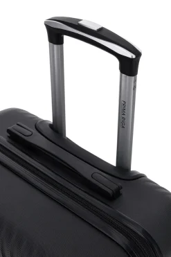 Trolley medio nero rigido con 4 ruote Prima riga PR169/M