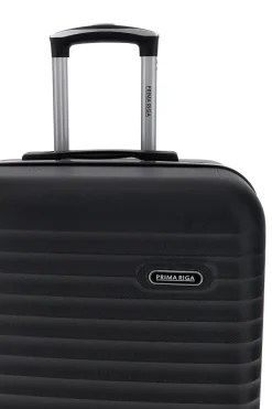 Trolley medio nero rigido Prima riga Pr194/m