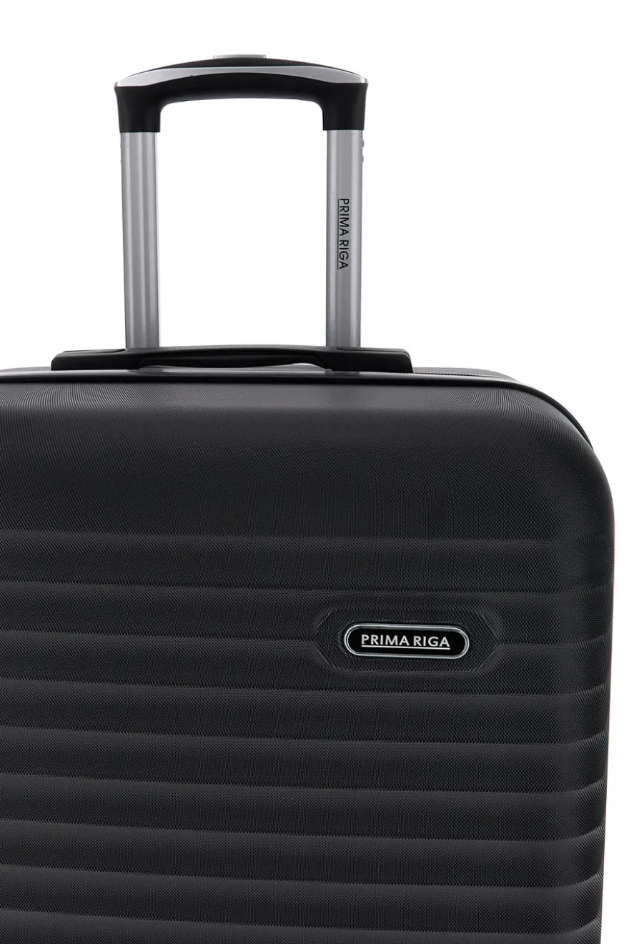 Trolley medio nero rigido Prima riga Pr194/m