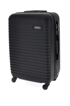 Trolley medio nero rigido Prima riga Pr194/m