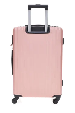 Trolley medio rosa rigido con ruote multidirezionali 2T2L 175/M