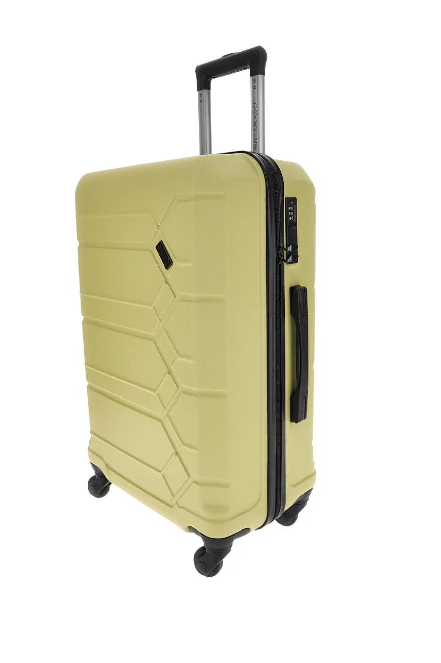 Trolley medio verde rigido 4 ruote Indigeno INDIGENO179/M