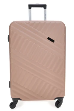 Trolley oro rosa rigido con ruote piroettanti Prima Riga PR162/P