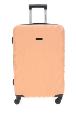 Trolley piccolo arancione rigido da cabina con ruote 360° Prima Riga PR158/P