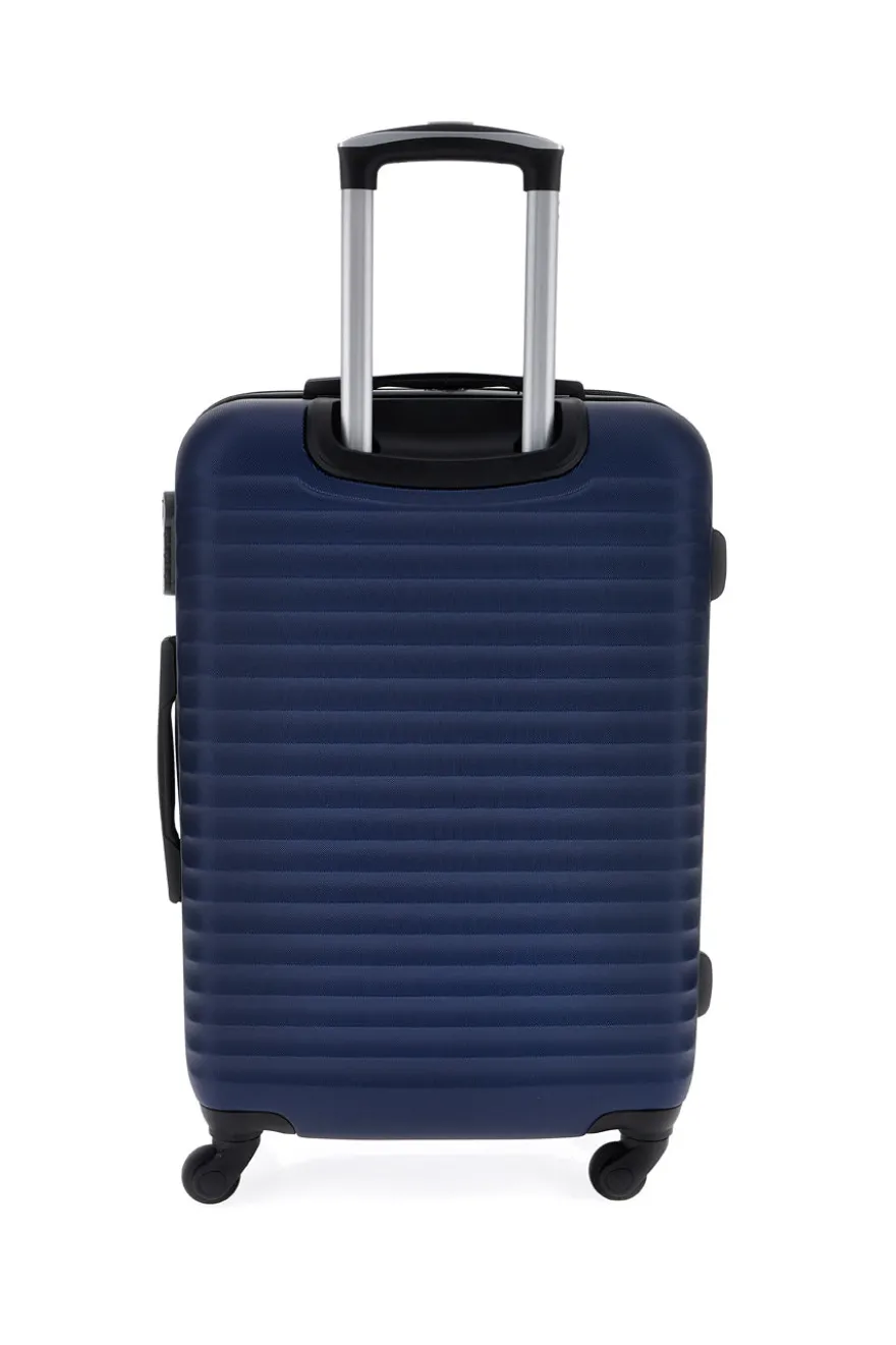 Trolley piccolo blu rigido Prima riga Pr194/P