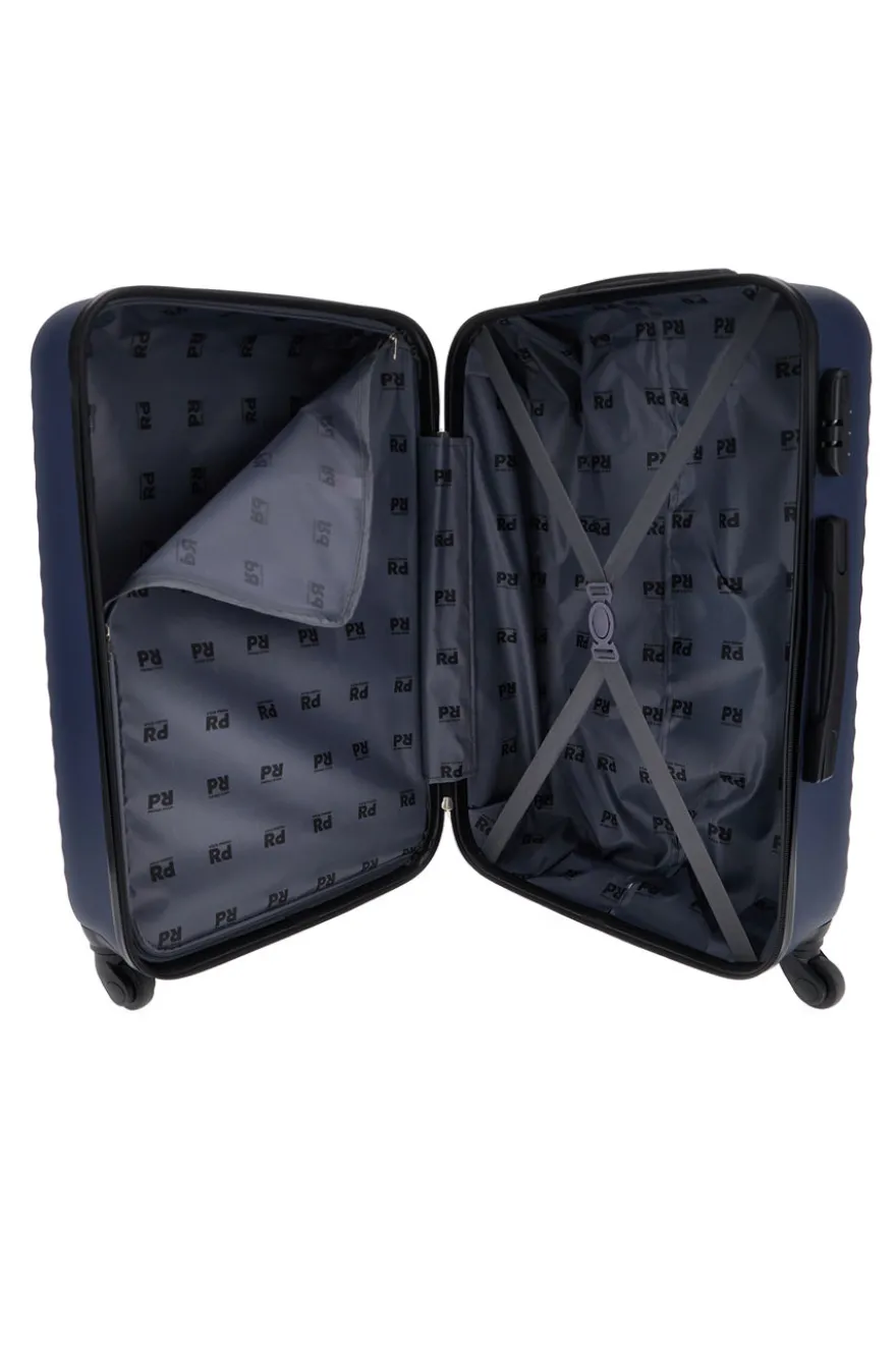 Trolley piccolo blu rigido Prima riga Pr194/P
