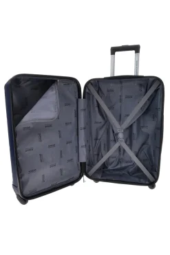 Trolley piccolo blu rigido 4 ruote Indigeno INDIGENO179/P