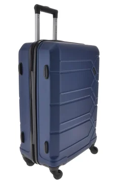 Trolley piccolo blu rigido 4 ruote Indigeno INDIGENO179/P