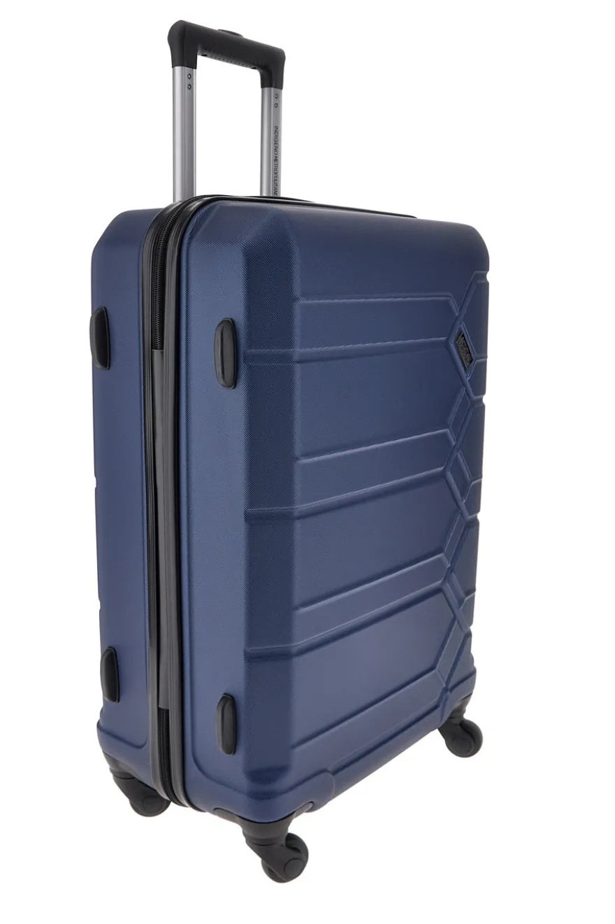 Trolley piccolo blu rigido 4 ruote Indigeno INDIGENO179/P