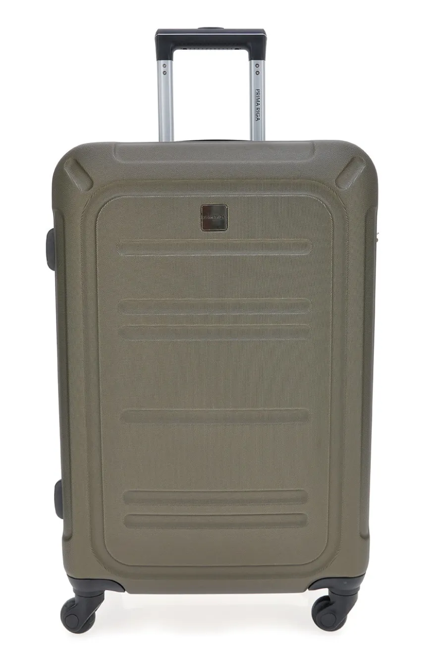 Trolley piccolo bronzo scuro rigido con ruote piroettanti Prima Riga PR161/P
