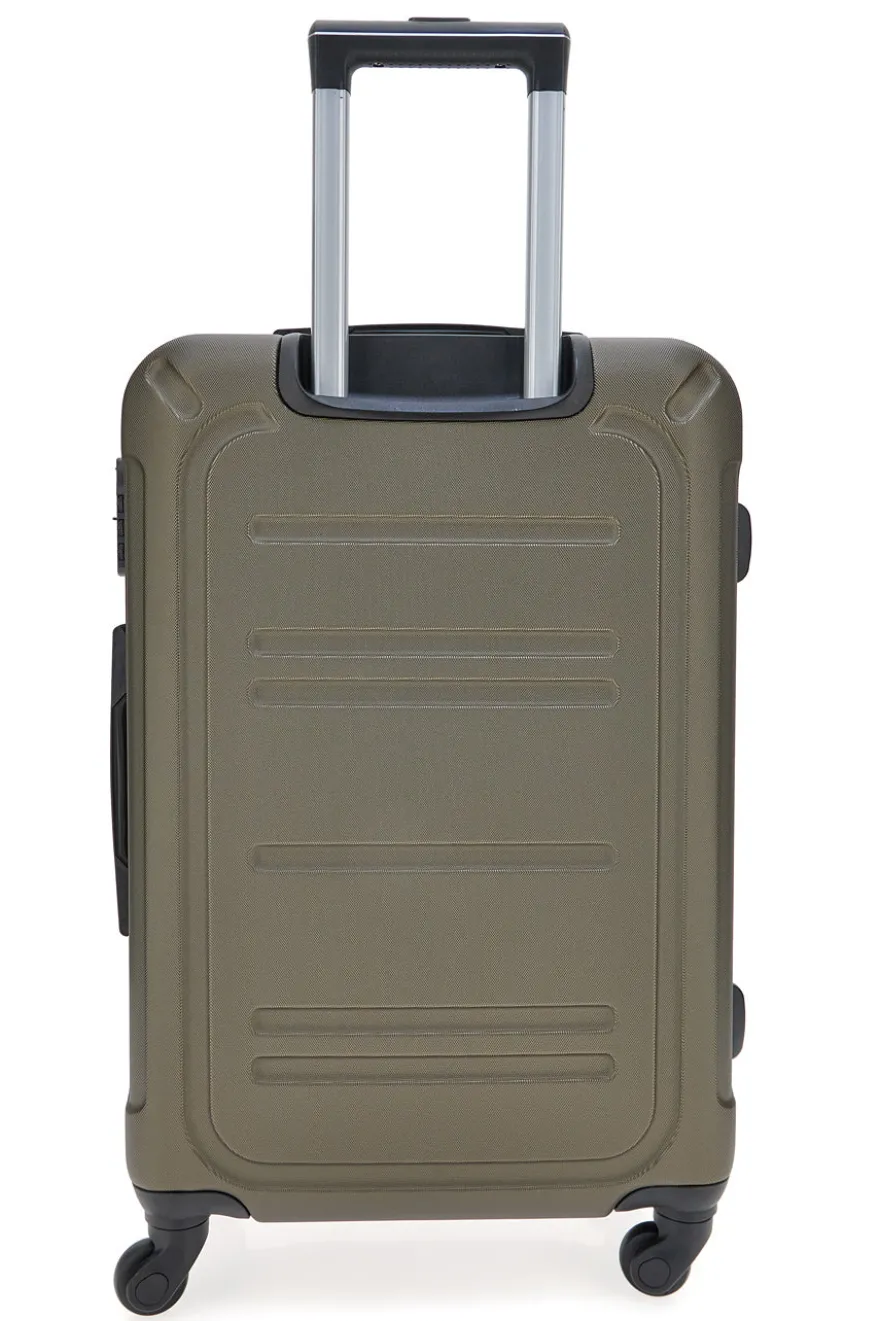 Trolley piccolo bronzo scuro rigido con ruote piroettanti Prima Riga PR161/P