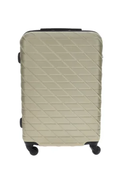Trolley piccolo champagne rigido con 4 ruote Prima riga PR157/P