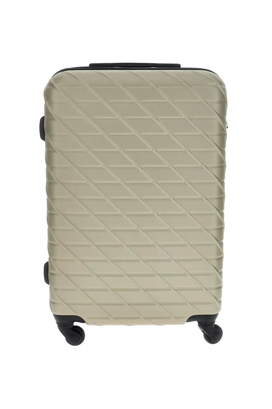 Trolley piccolo champagne rigido con 4 ruote Prima riga PR157/P
