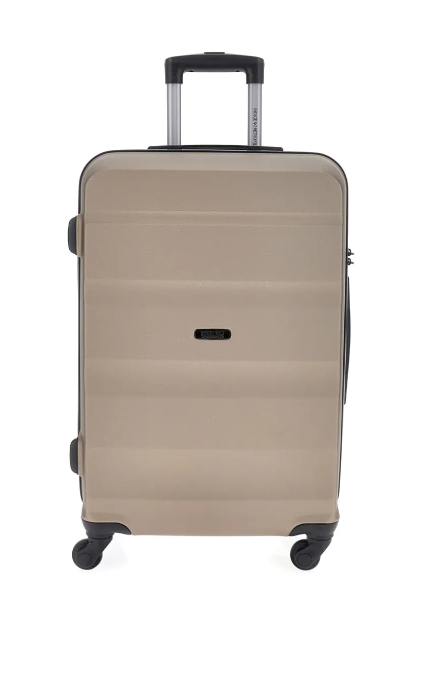Trolley piccolo champagne con 4 ruote e manico telescopico Indigeno INDIGENO180/P