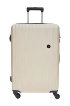 Trolley piccolo champagne rigido con ruote multidirezionali 2T2L 175/P