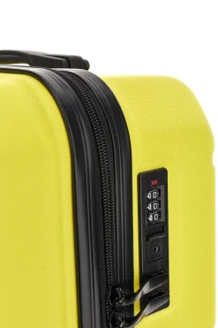 Trolley piccolo giallo rigido 4 ruote Indigeno INDIGENO179/P