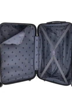Trolley piccolo grigio rigido con 4 ruote 2T2L156/P