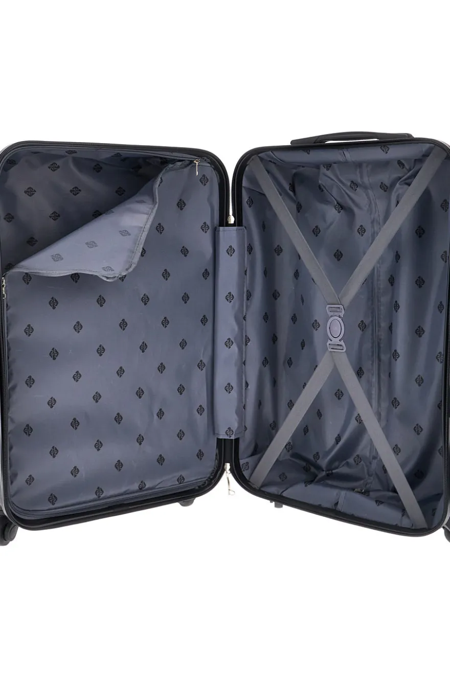 Trolley piccolo grigio rigido con 4 ruote 2T2L156/P