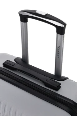 Trolley piccolo grigio rigido con 4 ruote Prima riga PR169/P