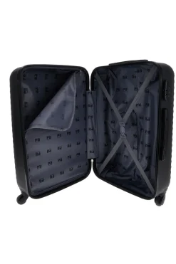 Trolley piccolo nero rigido Prima riga Pr194/p