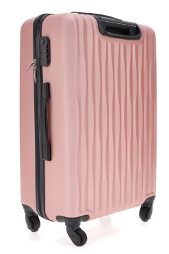 Trolley piccolo rosa rigido con ruote multidirezionali 2T2L 175/P