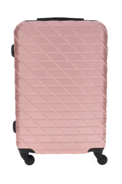 Trolley piccolo rose gold rigido con 4 ruote Prima riga PR157/P