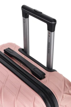 Trolley piccolo rose gold rigido con 4 ruote Prima riga PR157/P