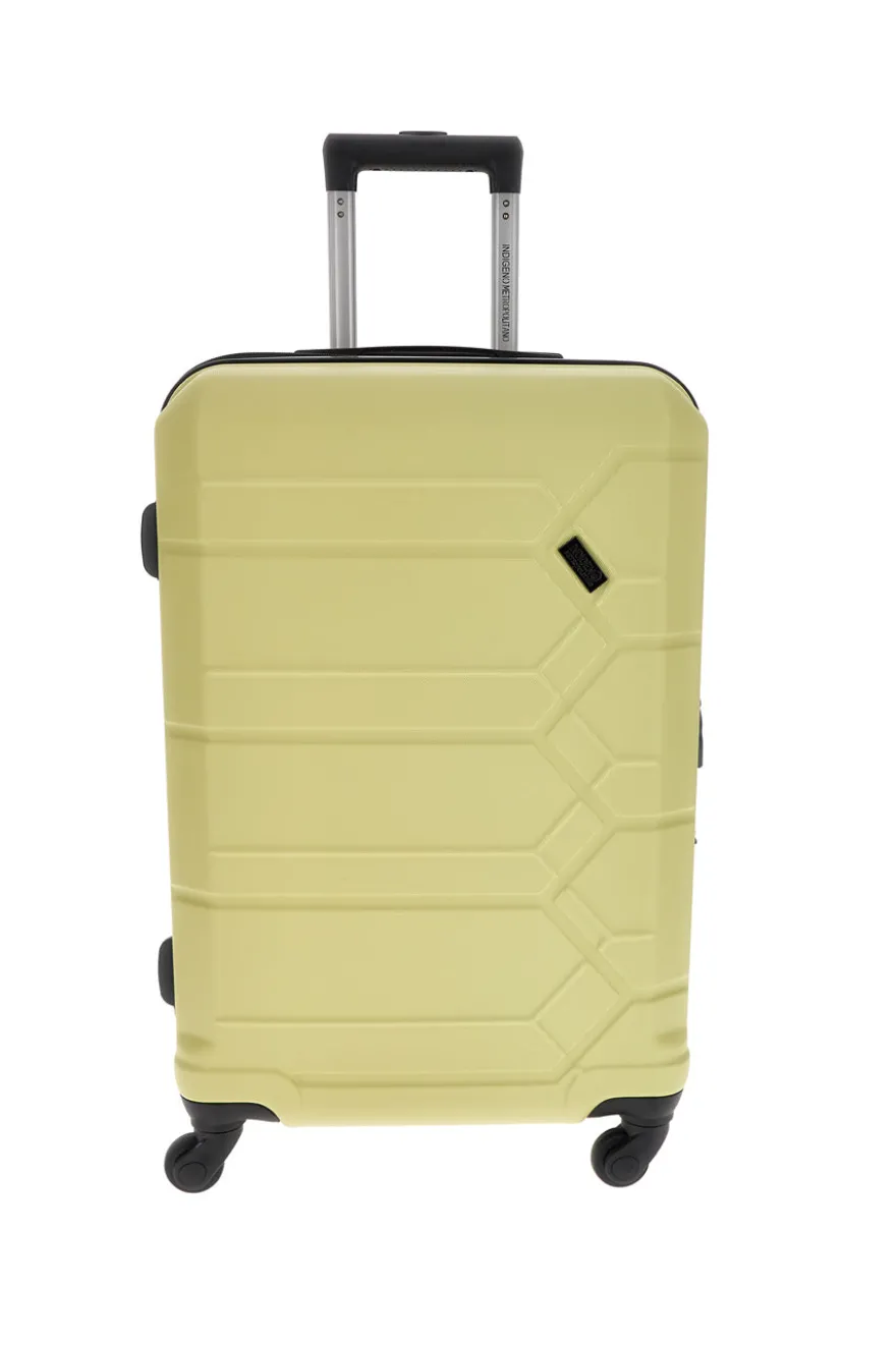 Trolley piccolo verde rigido 4 ruote Indigeno INDIGENO179/P