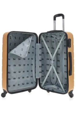 Trolley rigido con 4 ruote Prima Riga f140/P Oro