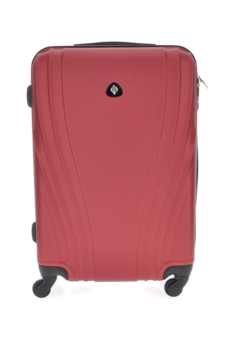 Trolley Rigido Rosso Medio 2T2L 136/M