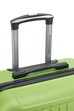 Trolley rigido verde chiaro con chiusura TSA Indigeno 139/M