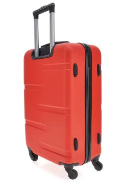 Trolley rosso rigido 4 ruote Prima Riga PR143/M
