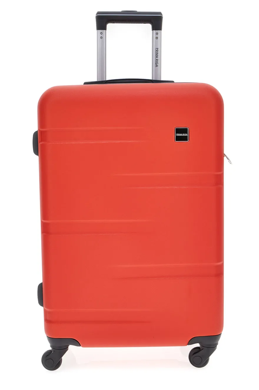 Trolley rosso rigido 4 ruote Prima Riga PR143/P