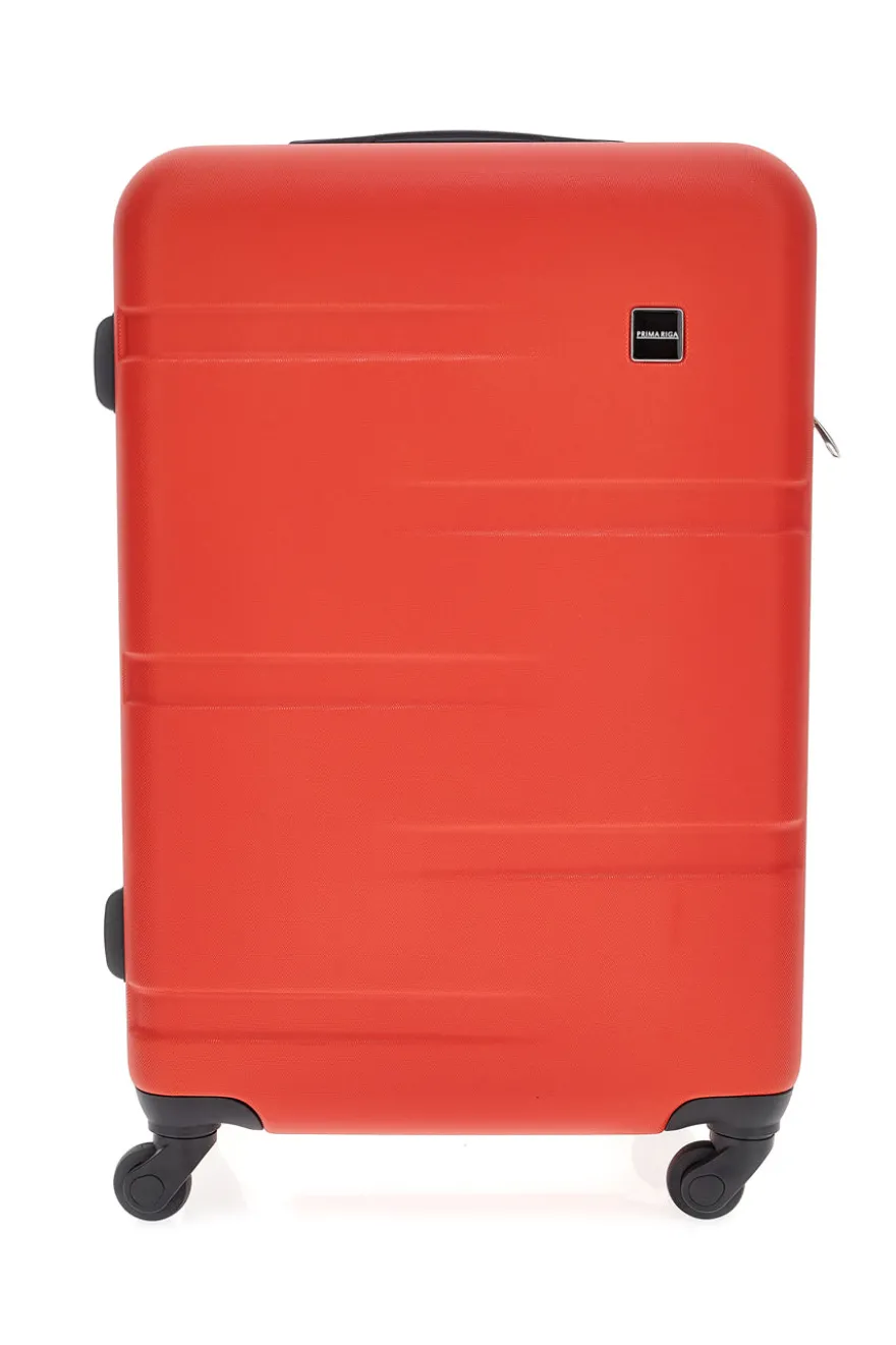 Trolley rosso rigido 4 ruote Prima Riga PR143/G